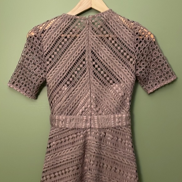 LAST CALL! ASOS Premium Occasion Lace Midi Mink US 0 - Picture 10 of 12